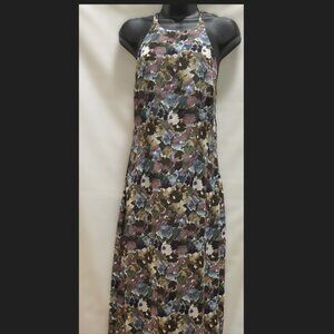 Floral Halter Maxi Dress - Vibrant Boho Chic Style